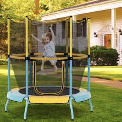 Toddler Trampoline with Safety Enclosure Net
